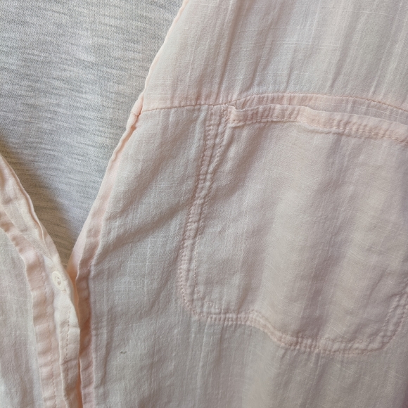 Michael Stars Blush Pink Button Down - Picture 6 of 6
